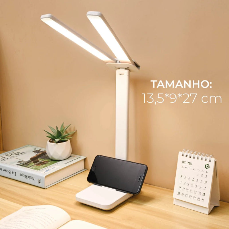 A Luminária de Mesa Portátil Touch Ajustavel - | Souza Plena