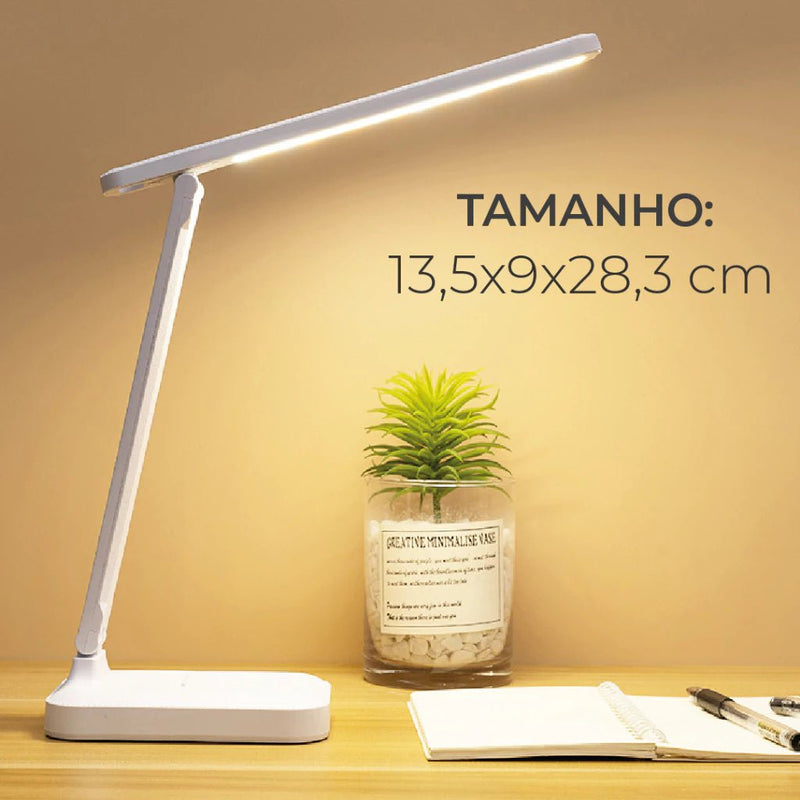 A Luminária de Mesa Portátil Touch Ajustavel - | Souza Plena