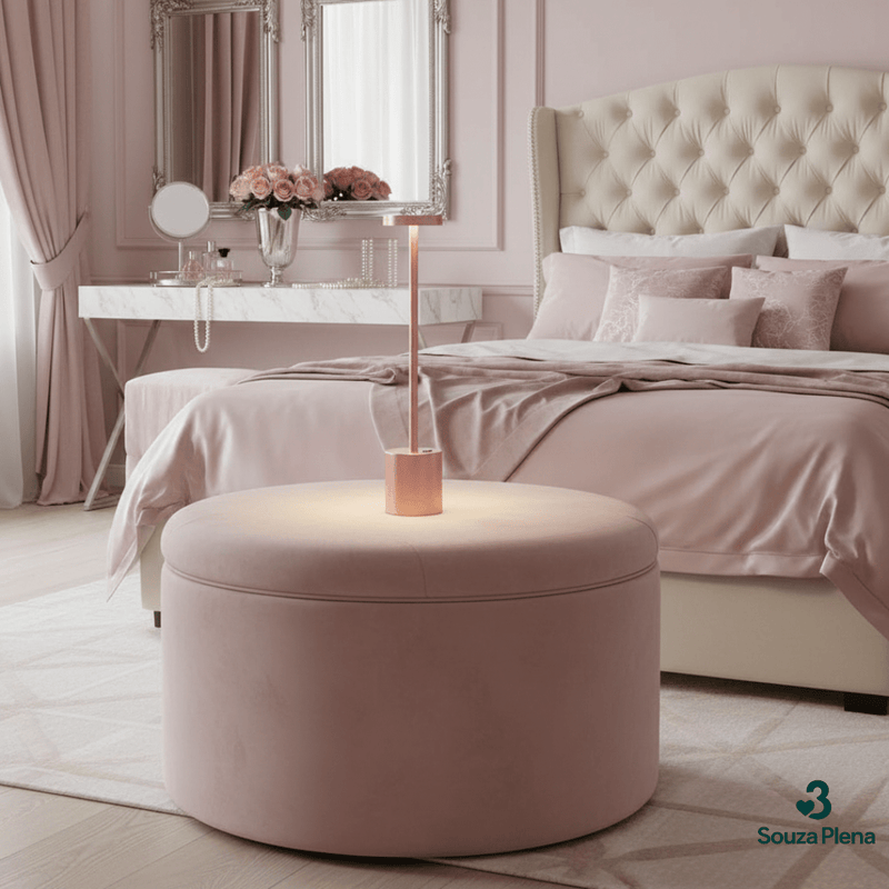 Abajur Decorativo Sem Fio Recarregável - Abajur | Souza Plena