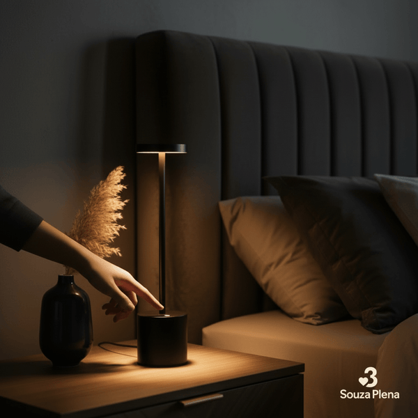 Abajur Decorativo Sem Fio Recarregável - Abajur | Souza Plena