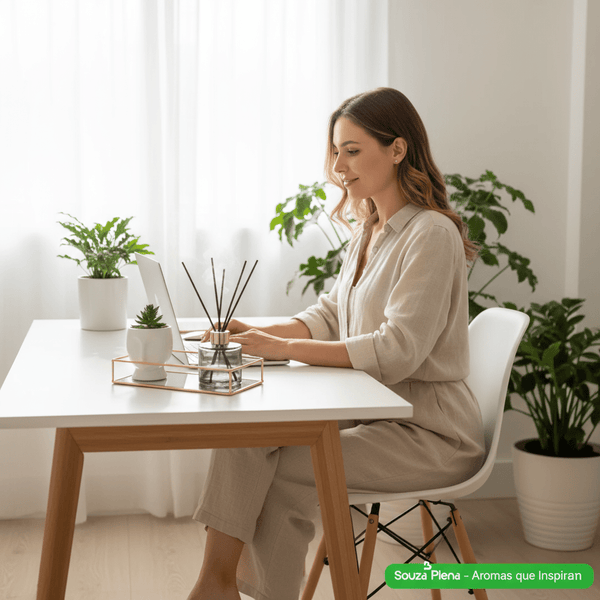 Bandeja Decorativa de Espelho com Hastes Douradas - | Souza Plena