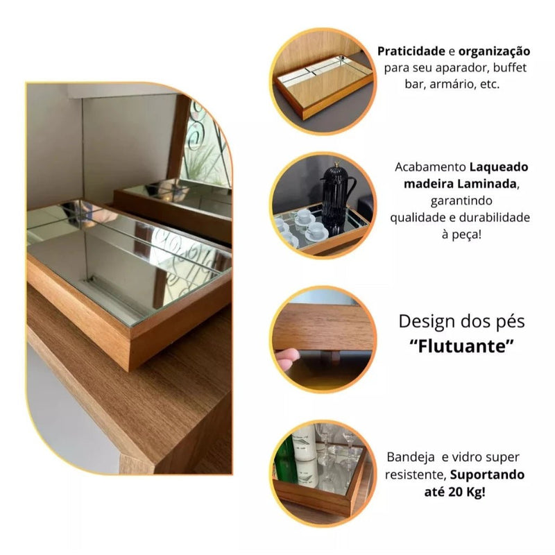 Bandeja Espelhada Plena™ - | Souza Plena