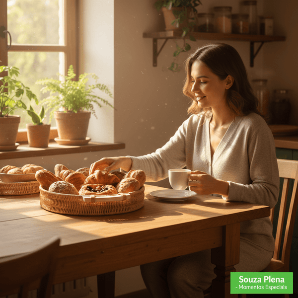 Bandeja Redonda Decorativa Plena™ - | Souza Plena