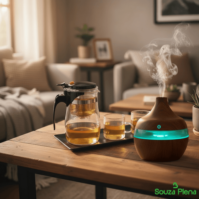 Bule Infusor TeaGlass™ – Chá Quente, Rápido e com Estilo - Bule de Chá Infusor | Souza Plena
