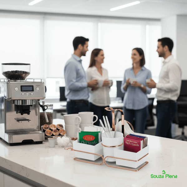 Café organizado= manhã produtiva - | Souza Plena