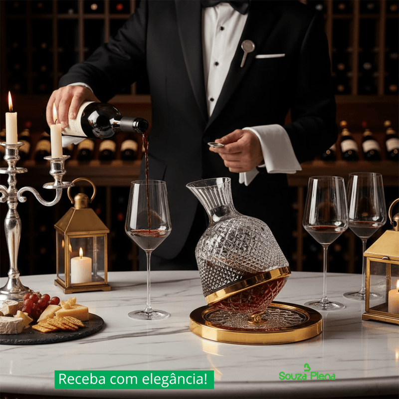 Decanter Aerador 360º Pronto para elevar seu ambiente? - | Souza Plena