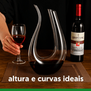 Decanter de Vinho Moderno Lapidado - Souza Plena