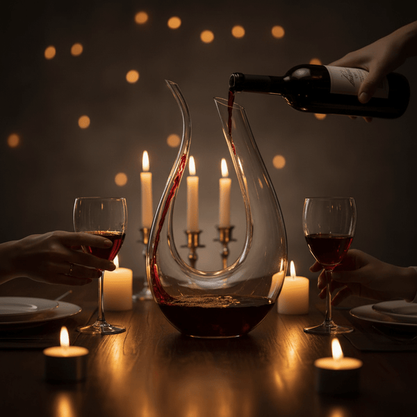 Decanter de Vinho Moderno Lapidado – Souza Plena - | Souza Plena