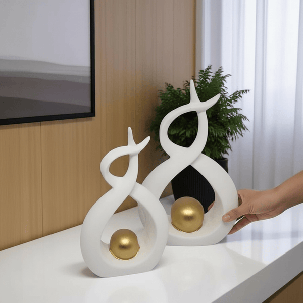 Dupla de Vasos Decorativos – Design Contemporâneo - | Souza Plena