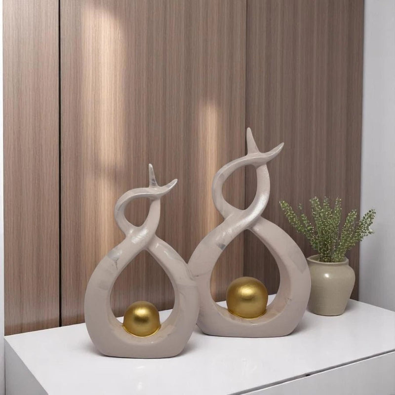 Dupla de Vasos Decorativos – Design Contemporâneo - | Souza Plena