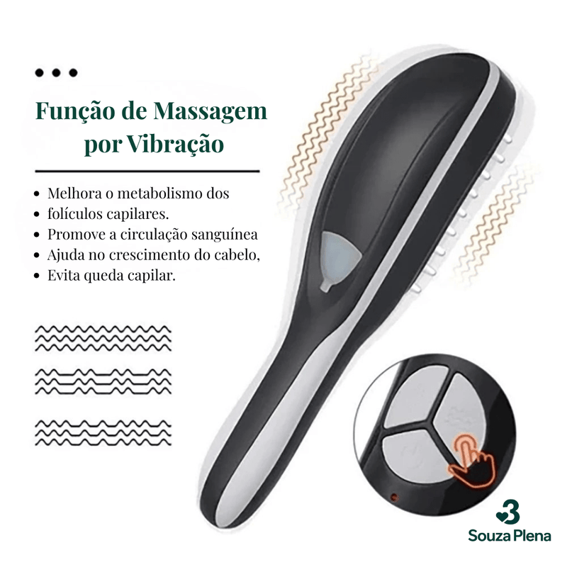 Escova Massageadora com Laser 4 em 1 - | Souza Plena