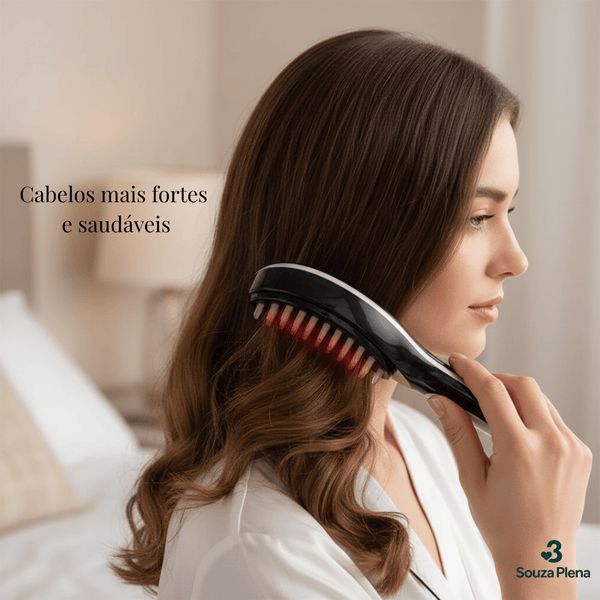Escova Massageadora com Laser 4 em 1 - | Souza Plena