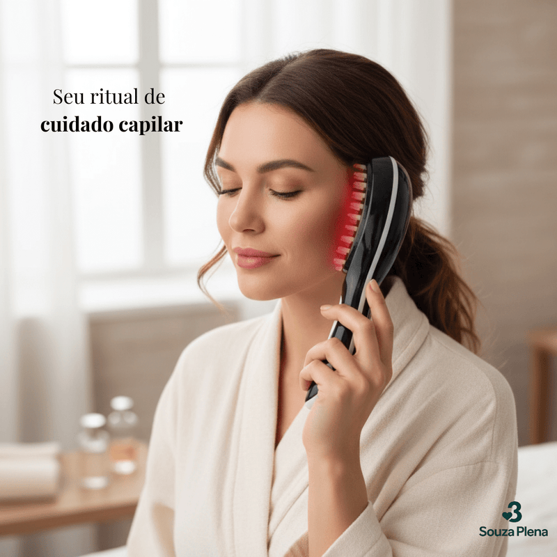 Escova Massageadora com Laser 4 em 1 - | Souza Plena