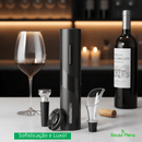 kit Abridor de Vinho USB Elétrico Plena™ - | Souza Plena