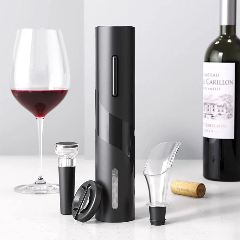 kit Abridor de Vinho USB Elétrico Plena™ - | Souza Plena