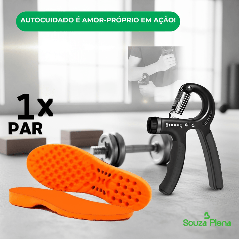 Kit Conforto e Bem - Estar Plena - Kit 2 Pares Palmilha - Ortho Gel P3 | Souza Plena