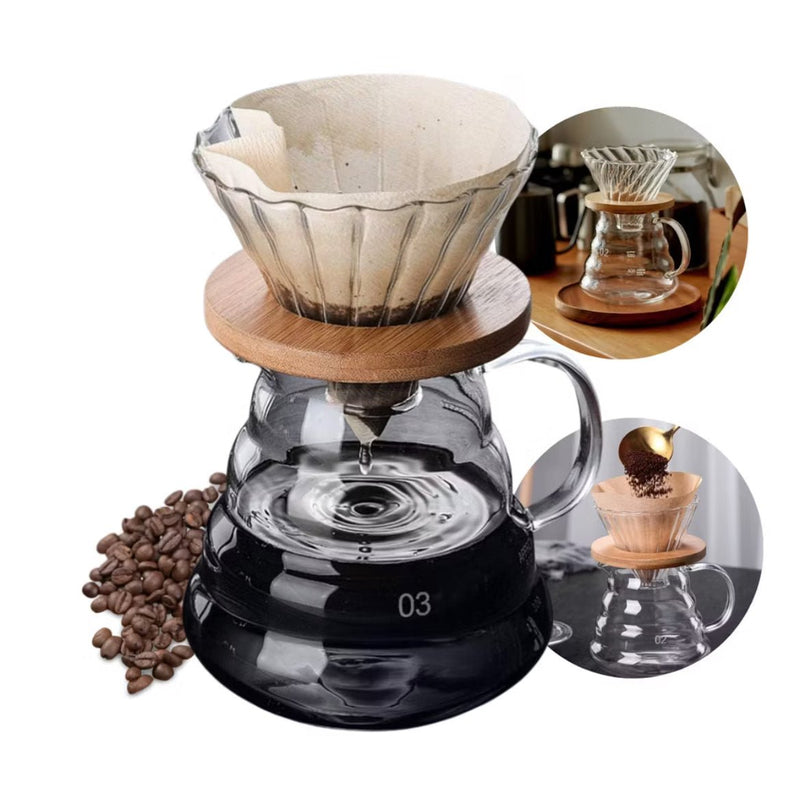 Kit de Preparo de Café V60 - Bule de Café Infusor | Souza Plena