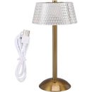 Luminária de Cristal Touch™ – 3 Cores - | Souza Plena