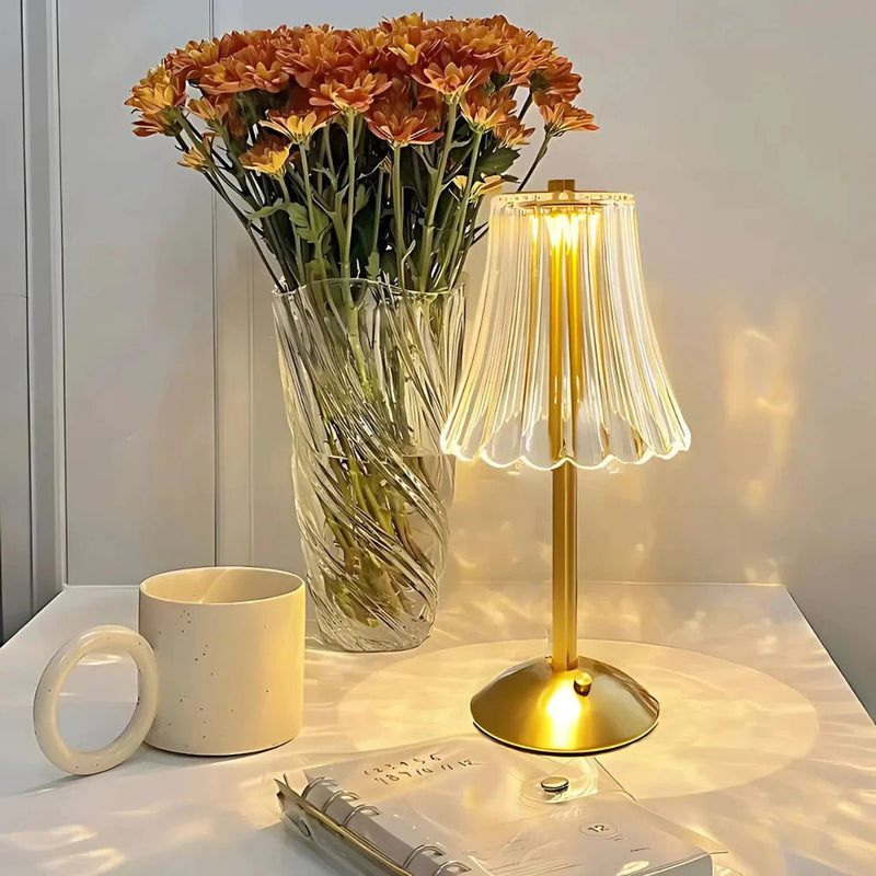 Luminária de Luxo™ – 3 Luzes LED - Abajur de mesa | Souza Plena