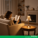 Luminária de Luxo™ – 3 Luzes LED - Abajur de mesa | Souza Plena