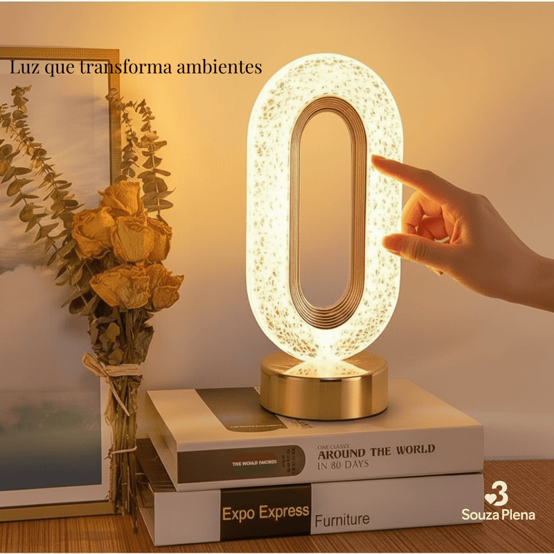 Luminária de Luxo LED Oval Plena™ - | Souza Plena