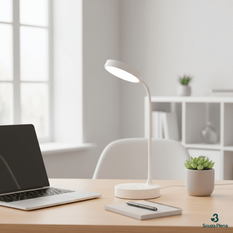 Luminária de Mesa LED Recarregável - | Souza Plena