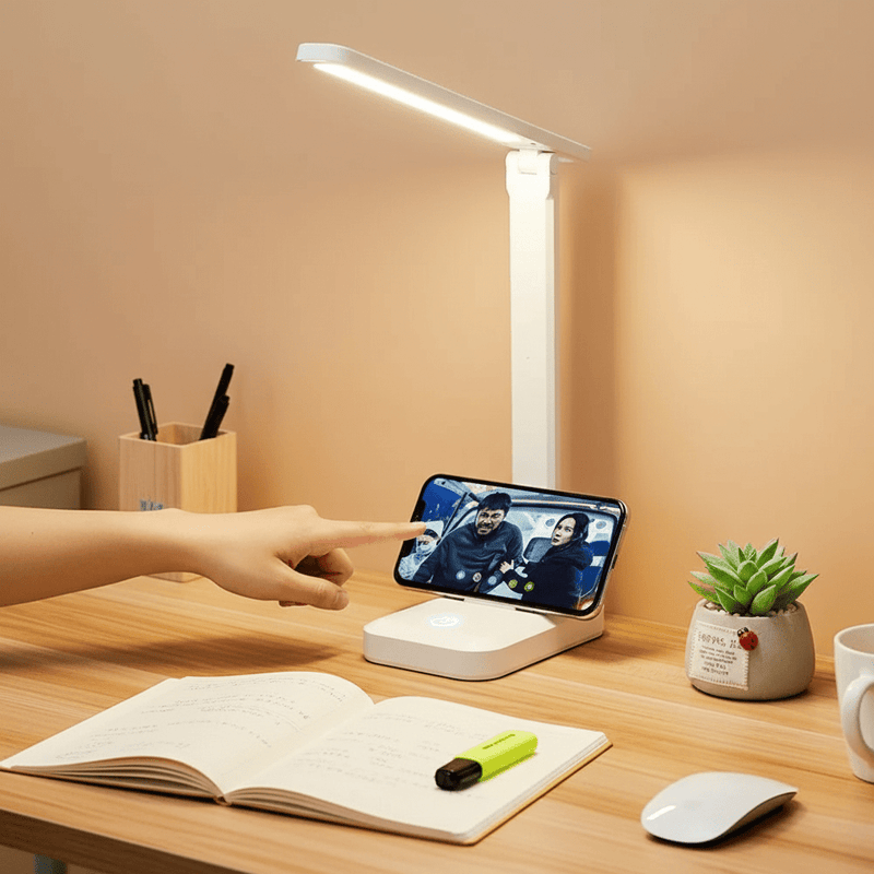 Luminária de Mesa Portátil Touch Ajustavel - | Souza Plena