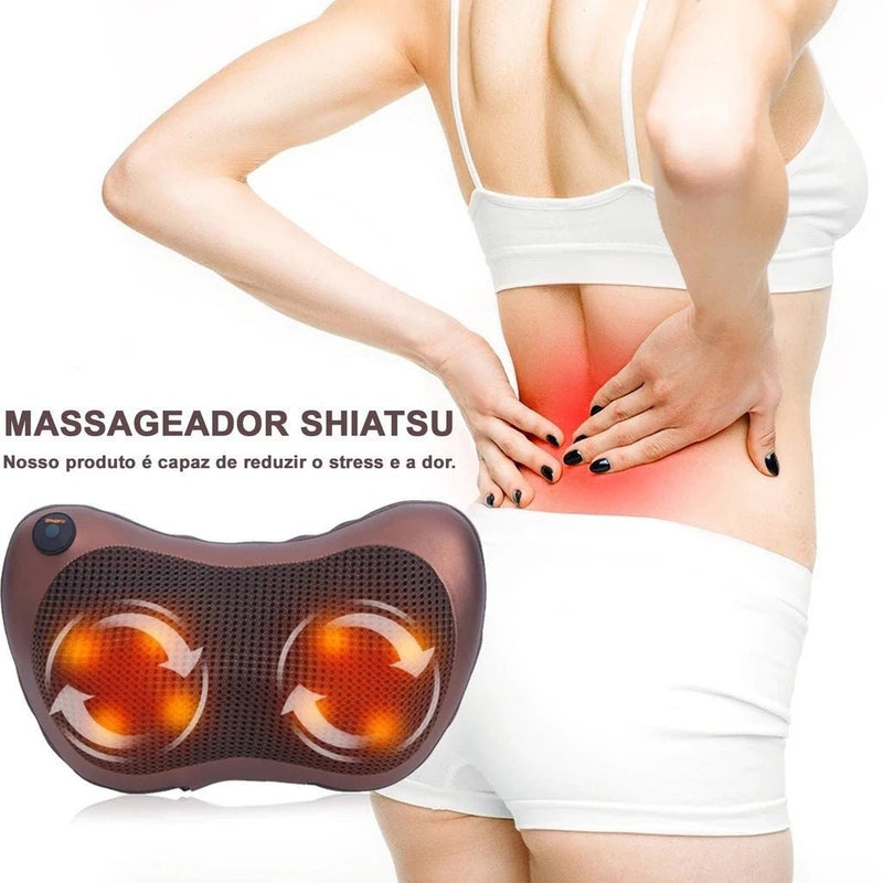 Massageador Shiatsu de 8 Bolas - | Souza Plena
