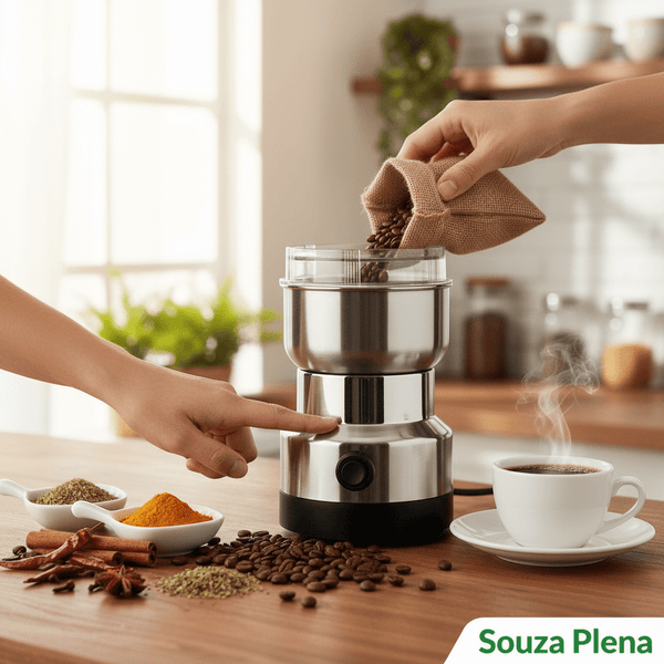 Moedor Elétrico de Grãos - Souza Plena - | Souza Plena