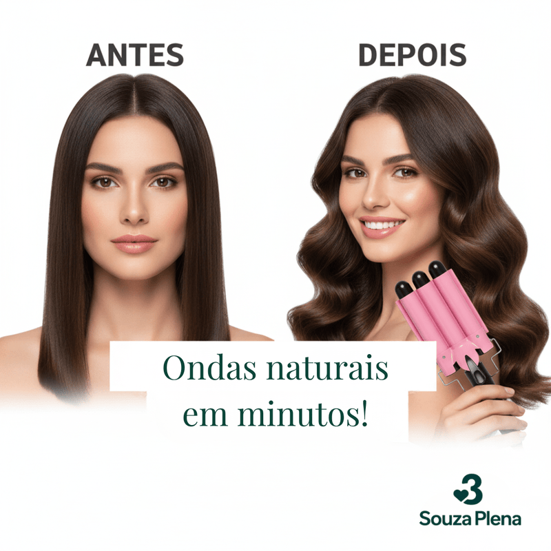 Ondas Perfeitas em Minutos – Babyliss Triondas Profissional - genéricos | Souza Plena