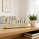 Palavra Decorativa ‘Gratidão’ - | Souza Plena