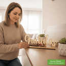 Palavra Decorativa ‘Gratidão’ - | Souza Plena