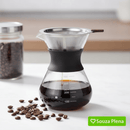 Passador de Café em Vidro Borossilicato - | Souza Plena