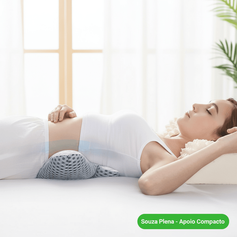 Travesseiro Apoio Lombar Curva Almofada - | Souza Plena