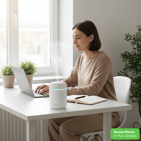 Umidificador de Ar Copo Colorido 300ml - | Souza Plena