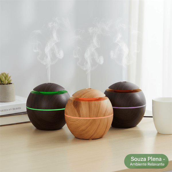 Umidificador Difusor Ultrassônico USB - simples | Souza Plena