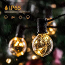 Varal de luzes led solar, luz natal - | Souza Plena